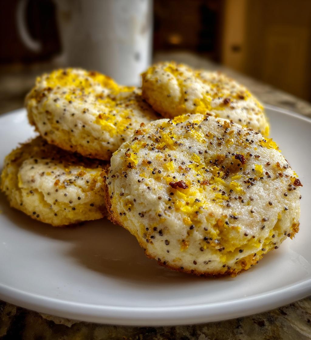 lemon poppy seed cheesecake cookies - detail 1