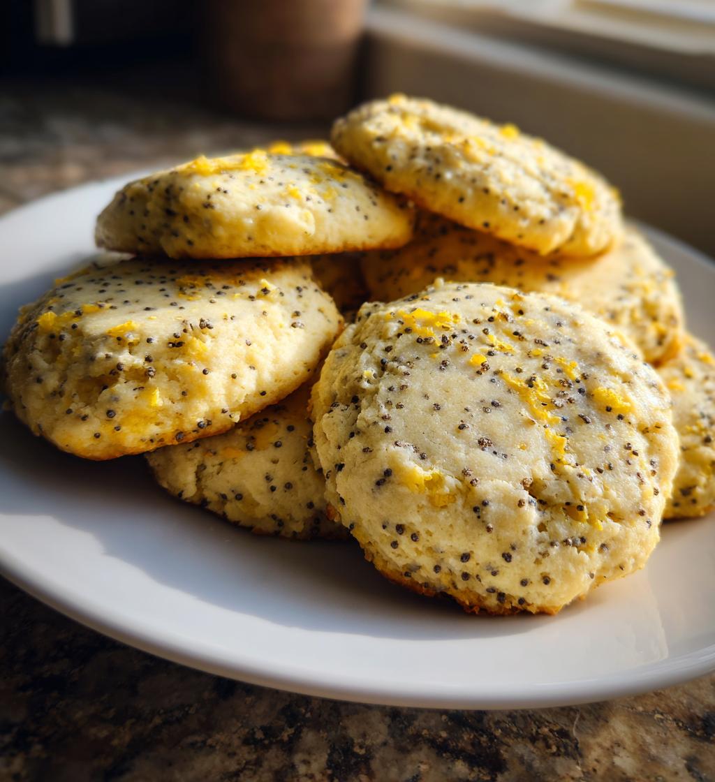 lemon poppy seed cheesecake cookies