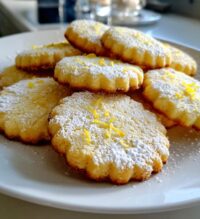lemon shortbread cookies