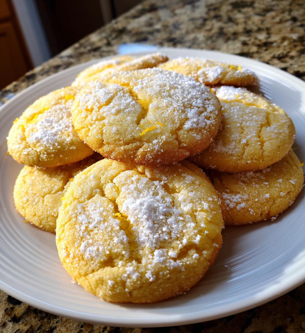 lemon sugar cookies recipe - detail 1