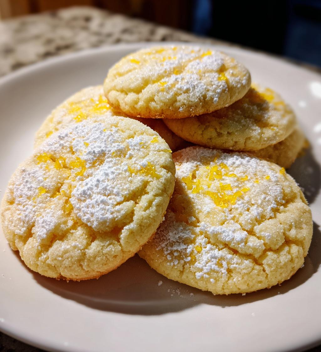 lemon sugar cookies recipe - detail 1