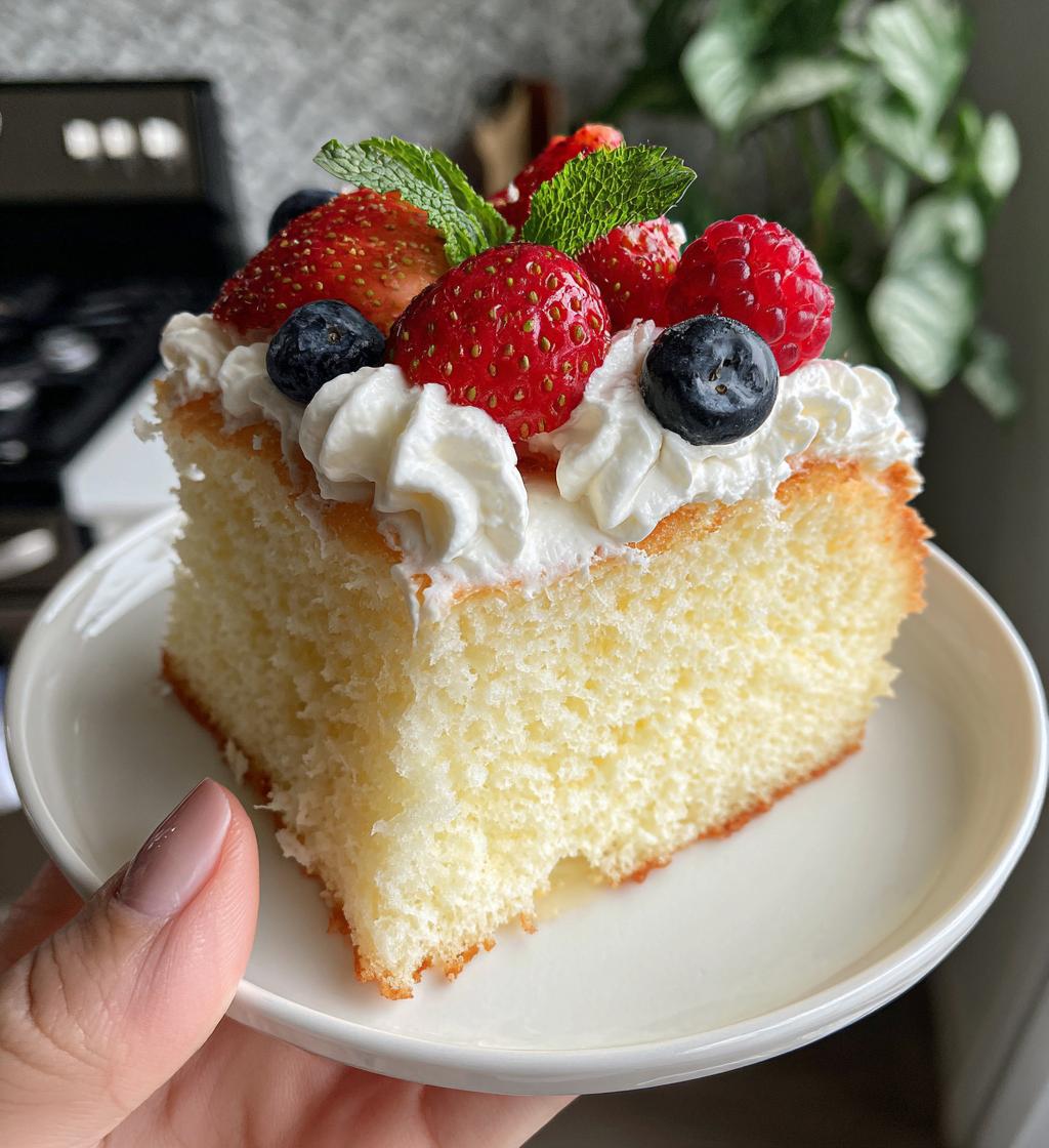 light fluffy yogurt cloud cake - detail 1