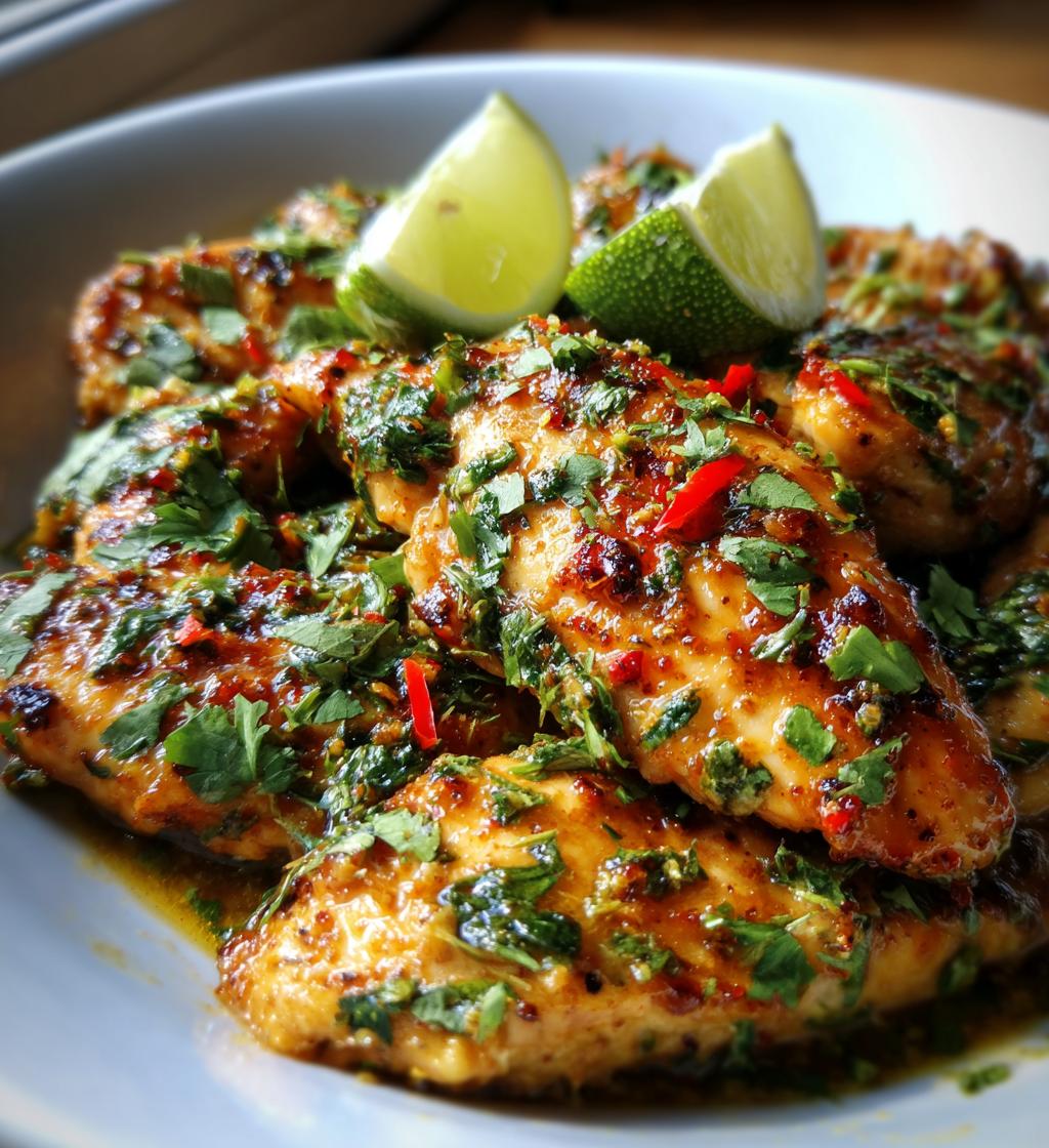 lime chilli coconut chicken