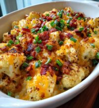 loaded cauliflower casserole