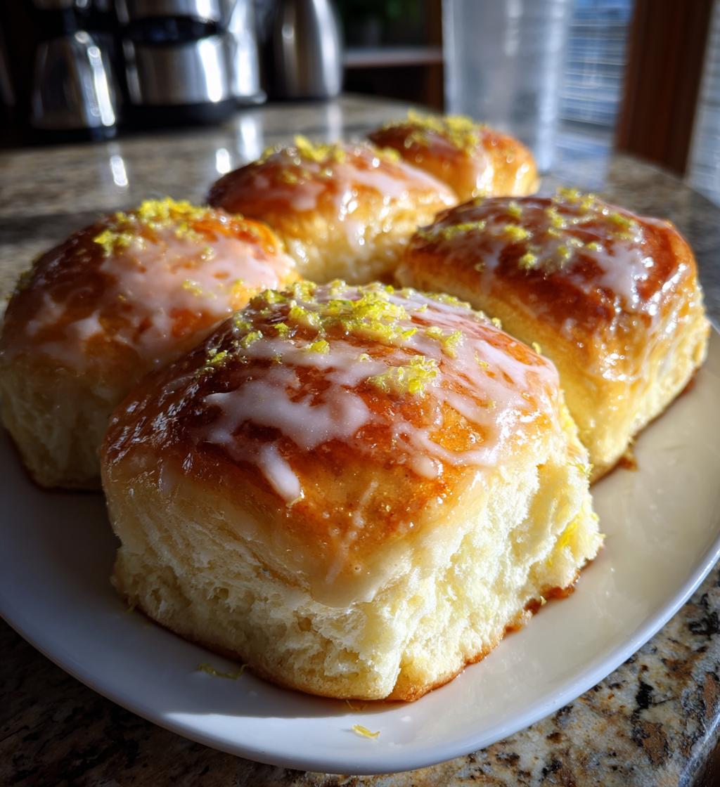 lusciously soft lemon rolls