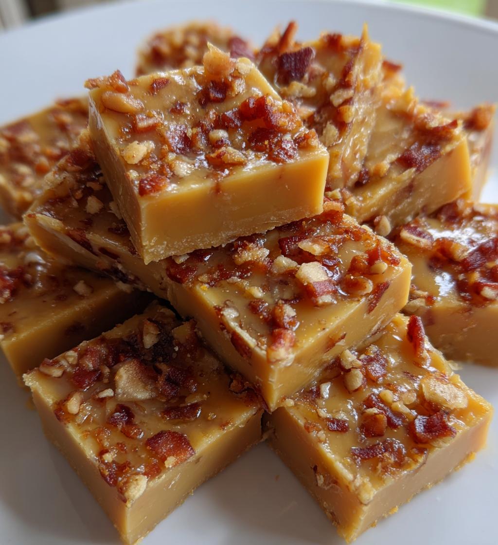 maple bacon fudge - detail 1