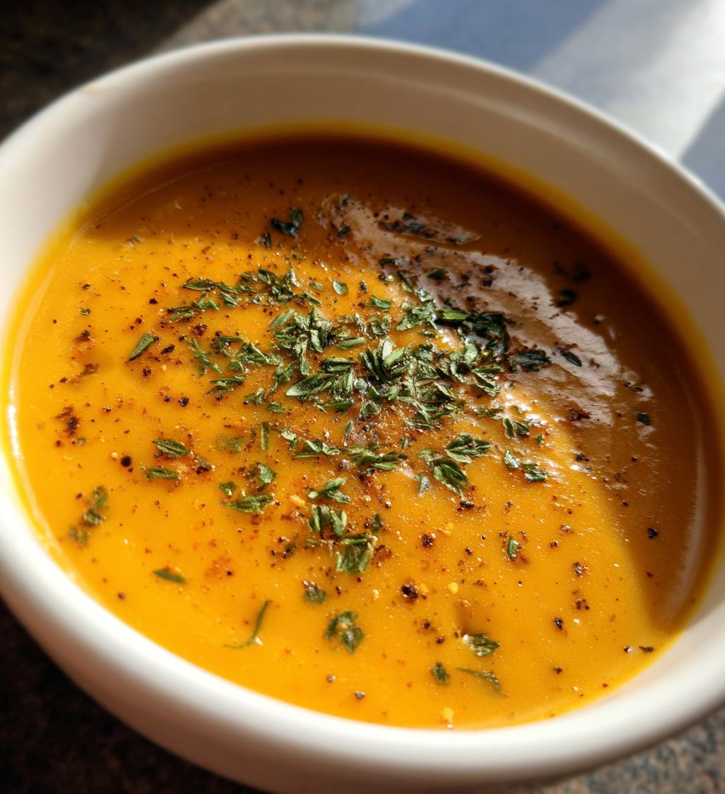 maple roasted butternut squash soup