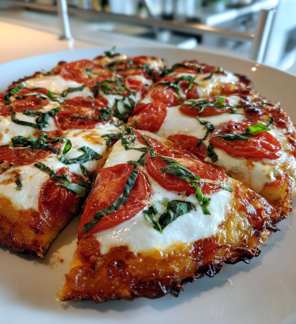 margherita pizza - detail 1