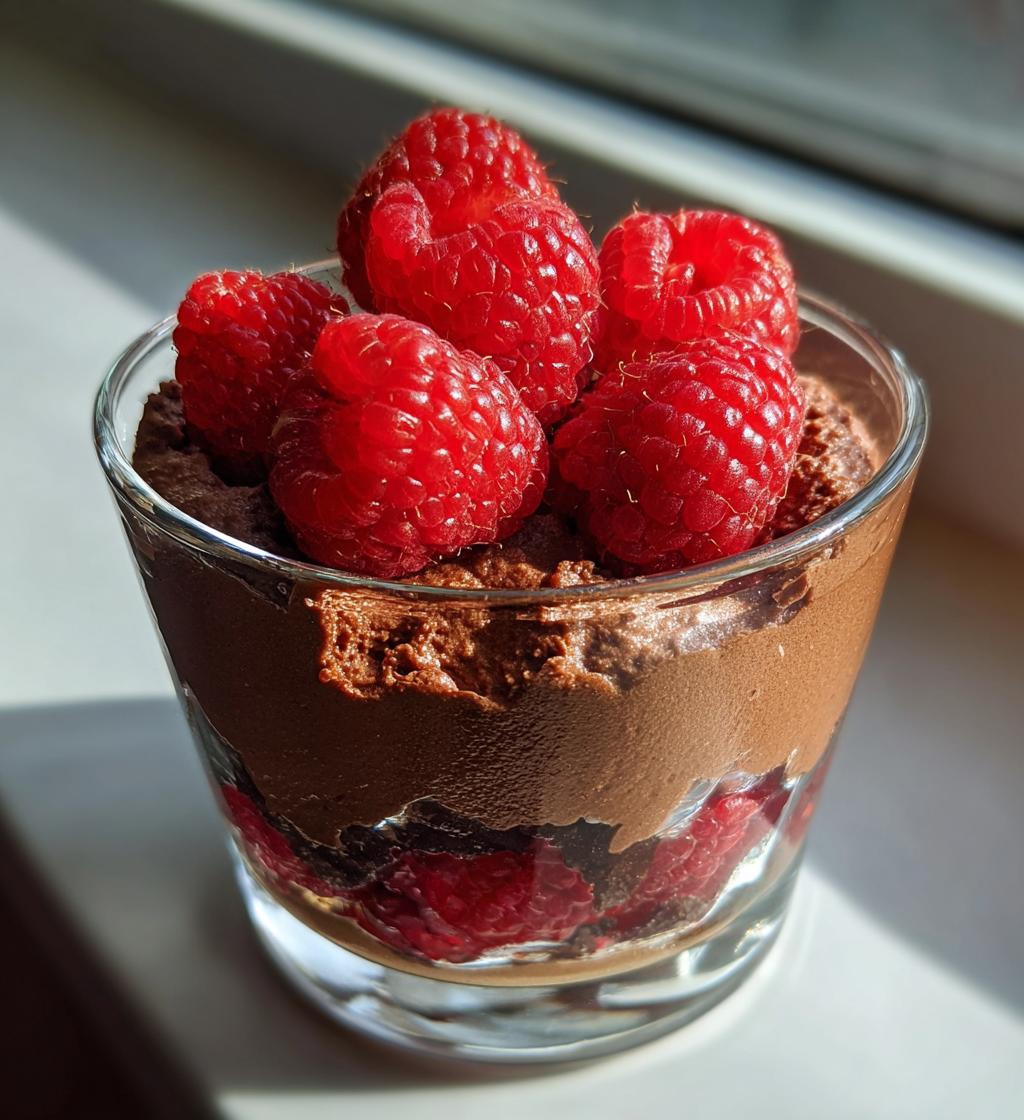 marry me no bake raspberry chocolate mousse cups