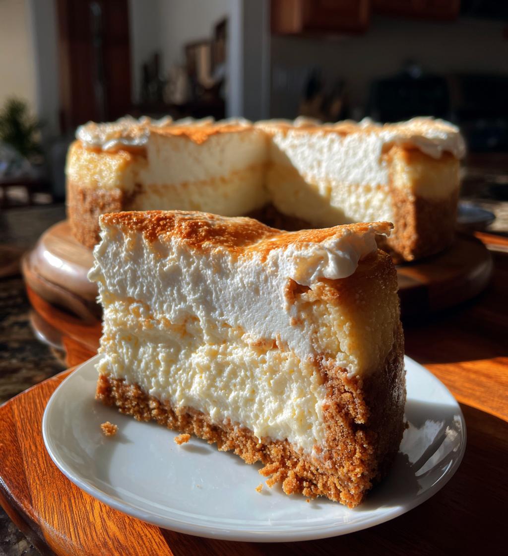 marshmallow whip cheesecake - detail 1