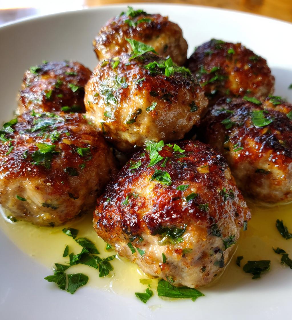 mediterranean chicken meatballs