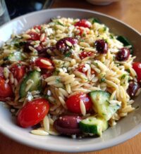 mediterranean orzo pasta salad