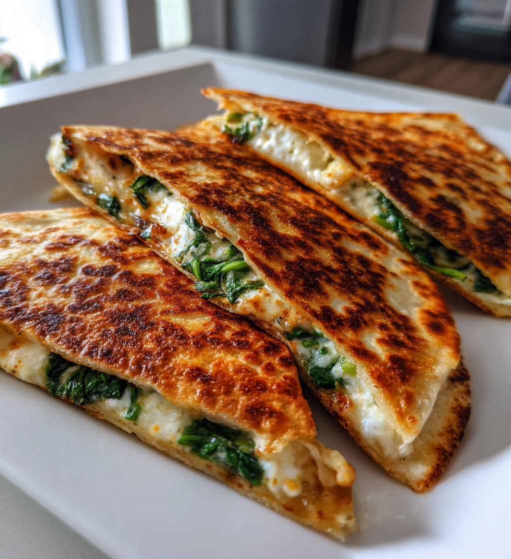mediterranean quesadillas spinach feta mozzarella