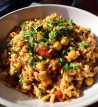 mediterranean rice and beans