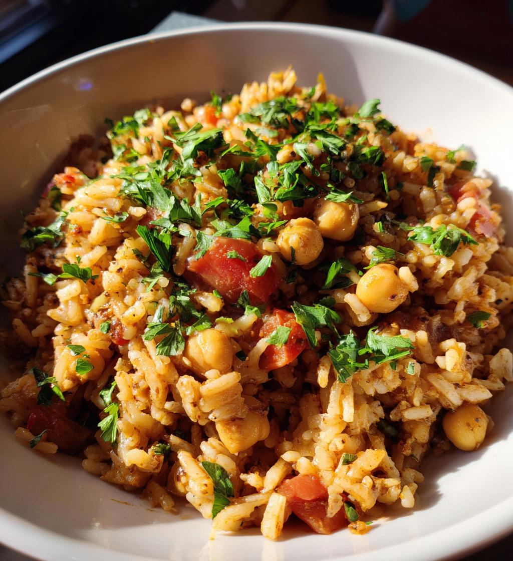 mediterranean rice and beans
