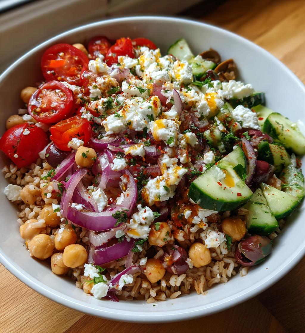 mediterranean rice bowl - detail 1