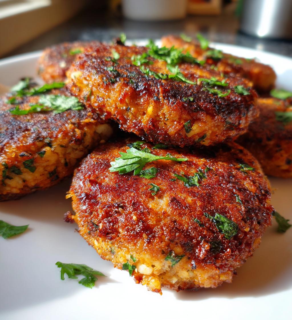 mediterranean salmon patties - detail 1