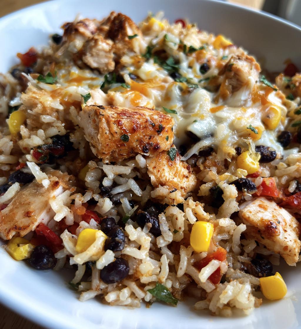 mexican chicken and rice - detail 1