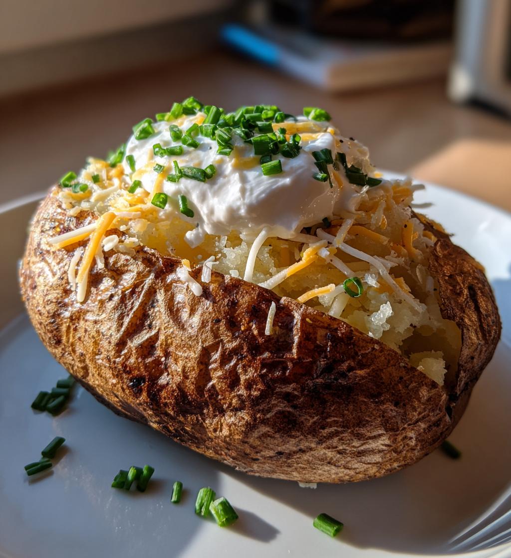 microwave baked potato