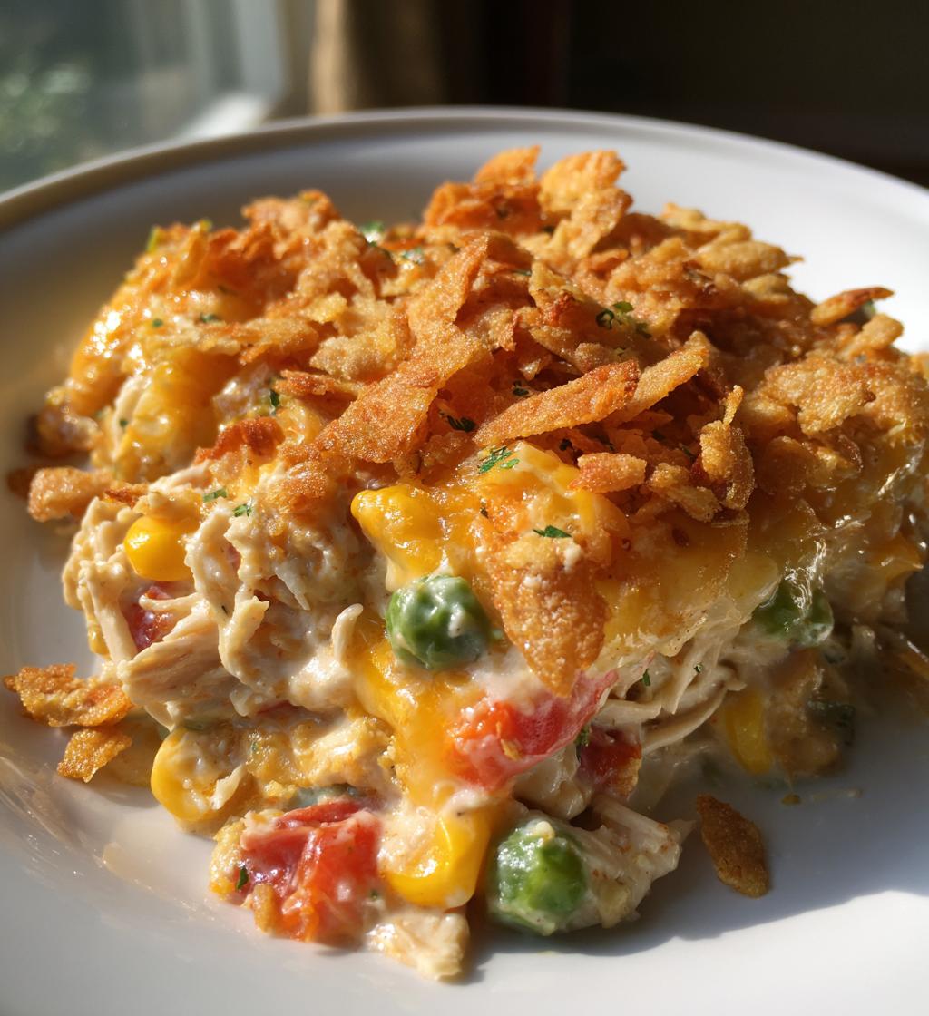 million dollar chicken casserole - detail 1