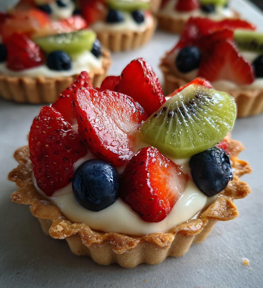 mini fruit tarts with pastry cream