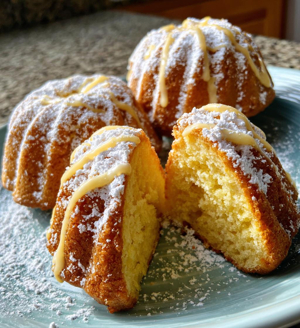 mini lemon bundt cakes recipe