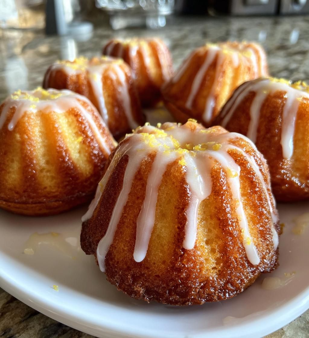 mini lemon bundt cakes recipe