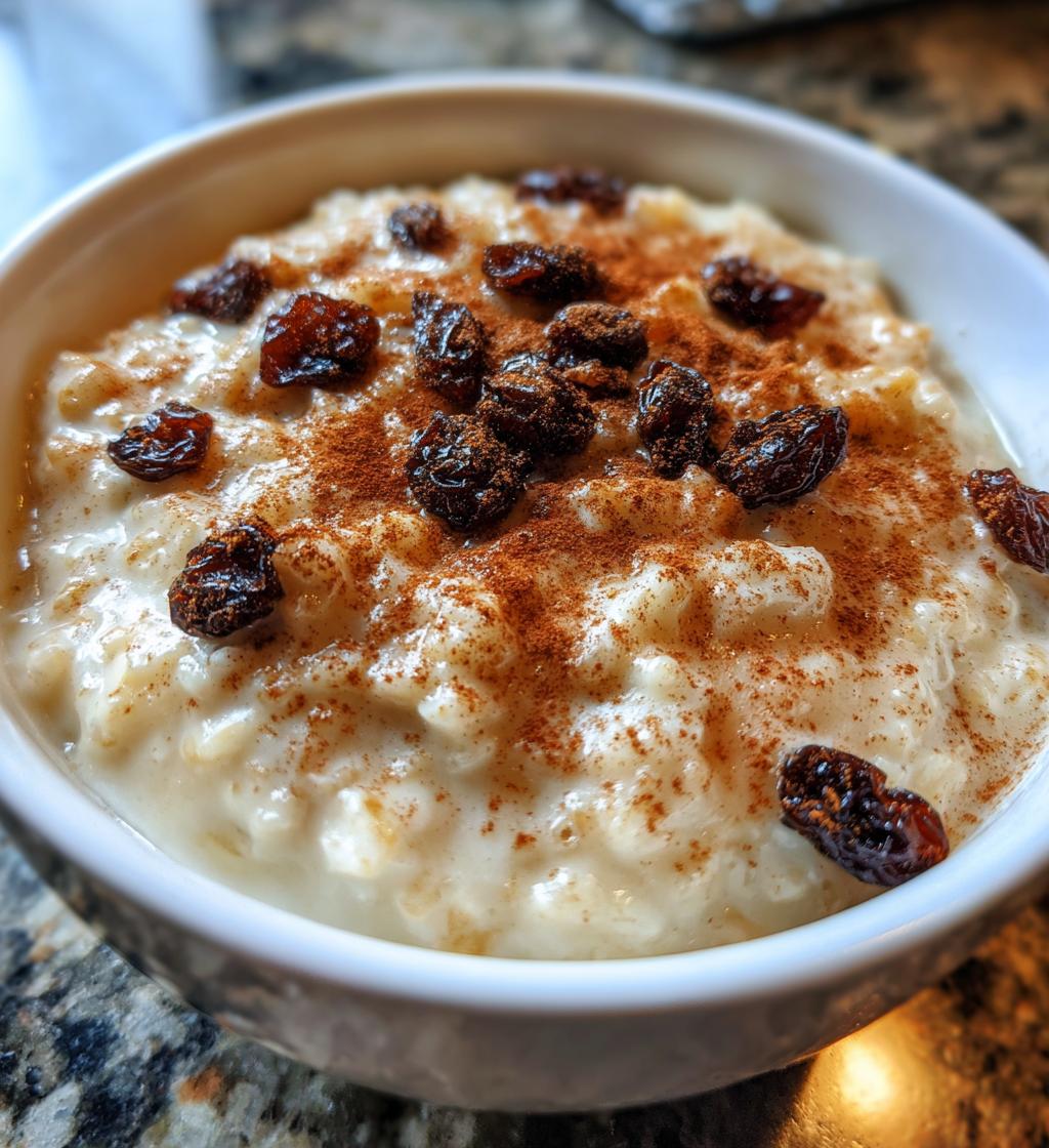 moms old fashioned rice pudding