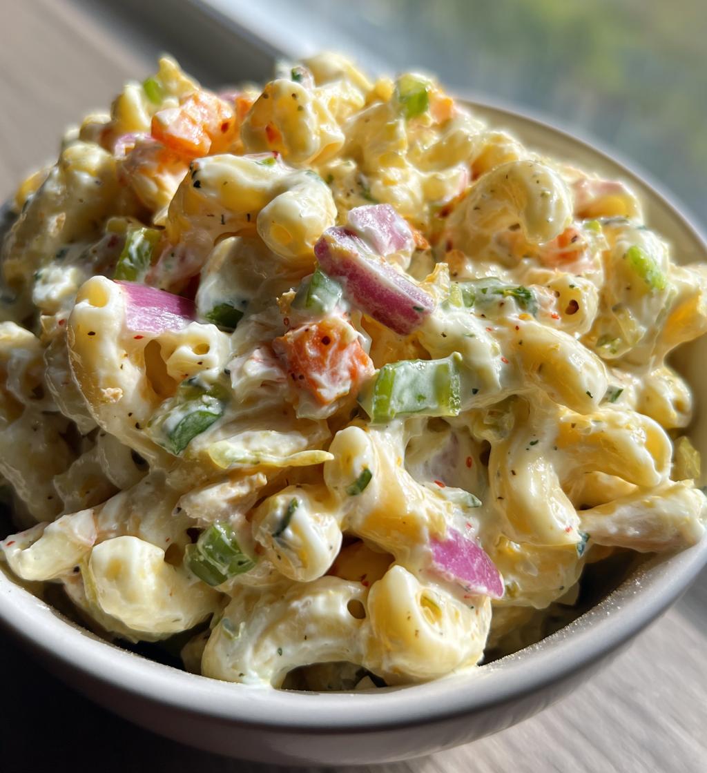moms signature macaroni salad - detail 1