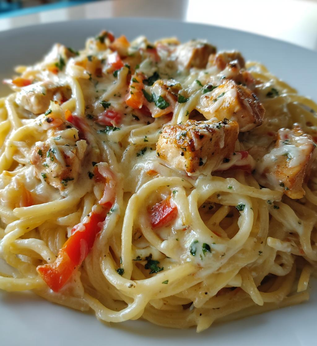 monterey chicken spaghetti 2 - detail 1