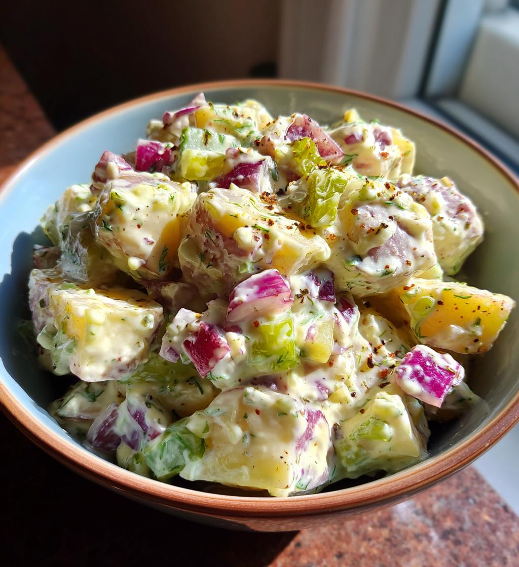 mustard potato salad - detail 1