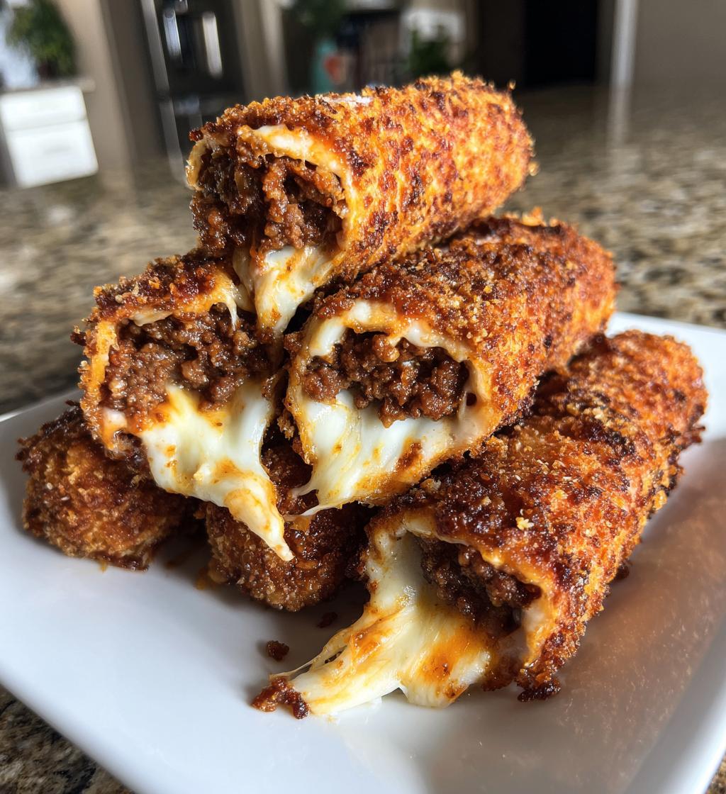 nashville hot beef wrapped mozzarella sticks