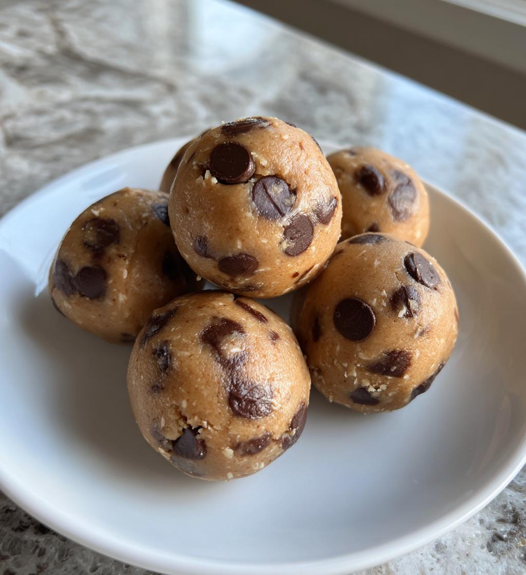 no bake cookie dough bites - detail 1