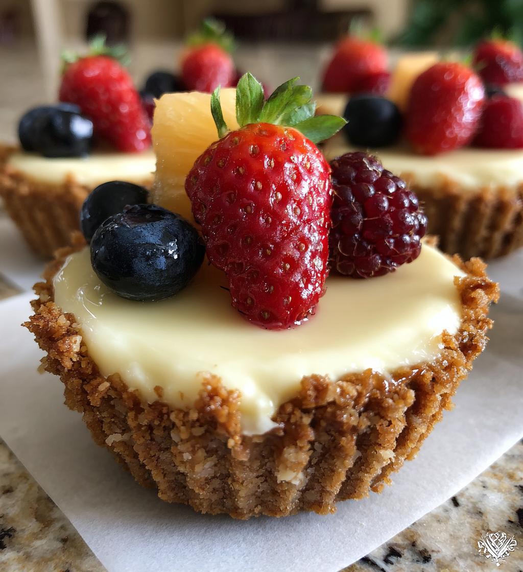 no bake mini cheesecakes
