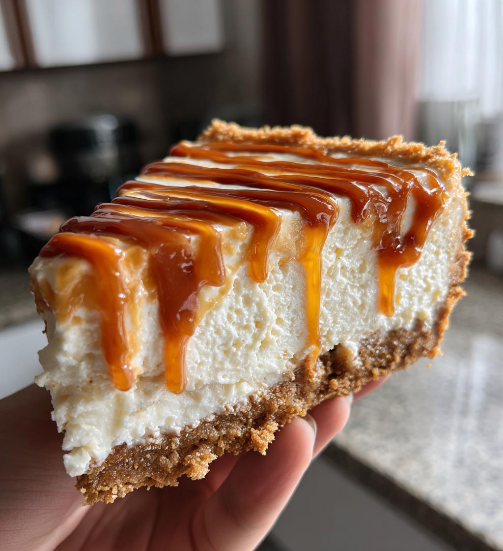 no bake salted caramel cheesecake