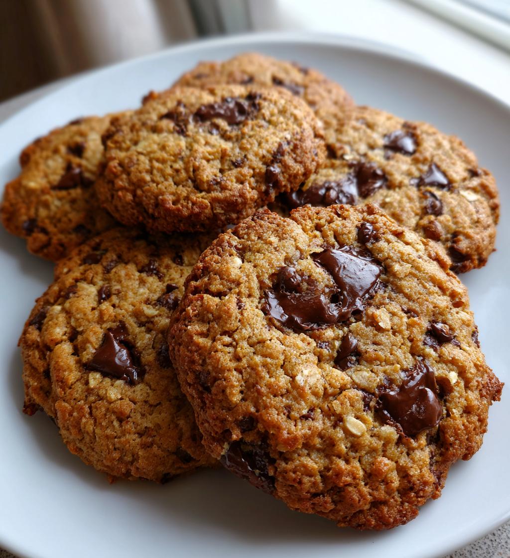 oatmeal chocolate chip cookies - detail 1