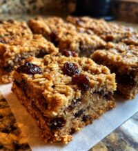 oatmeal raisin cookie bars recipe