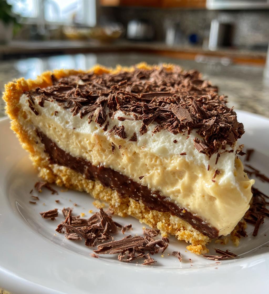 old fashioned amish peanut butter dream pie - detail 1