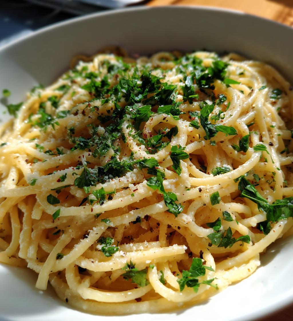 one pot creamy garlic pasta