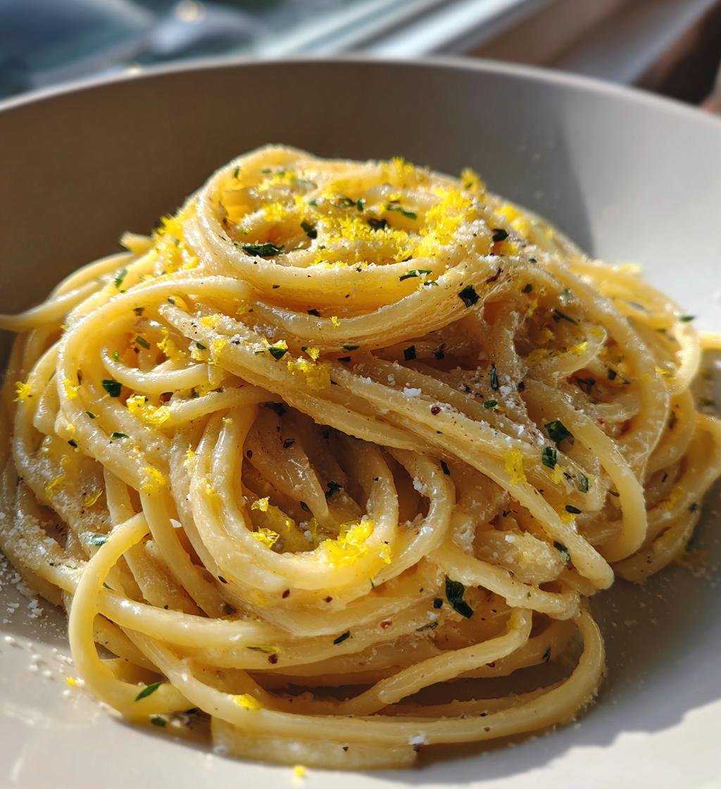 one pot lemon garlic parmesan pasta