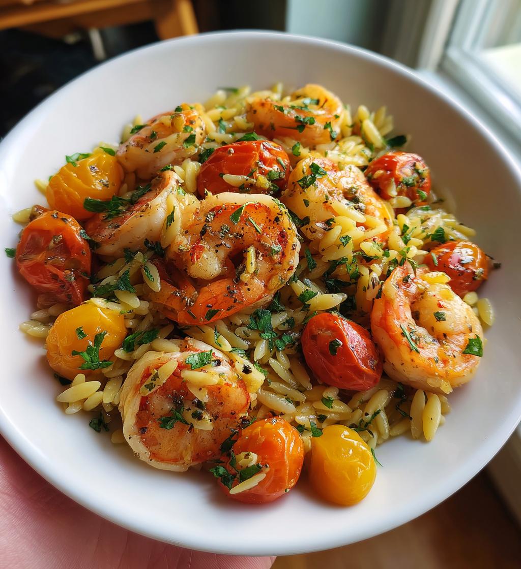 one pot marry me shrimp and orzo pasta