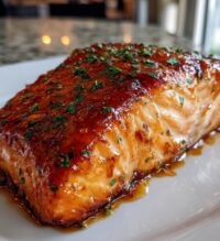 orange glazed salmon