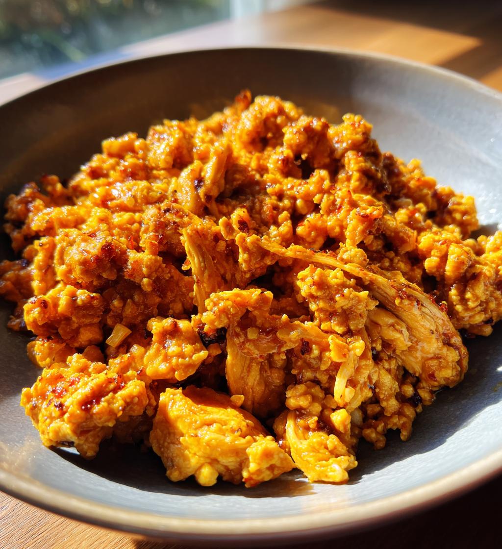 orange ground chicken