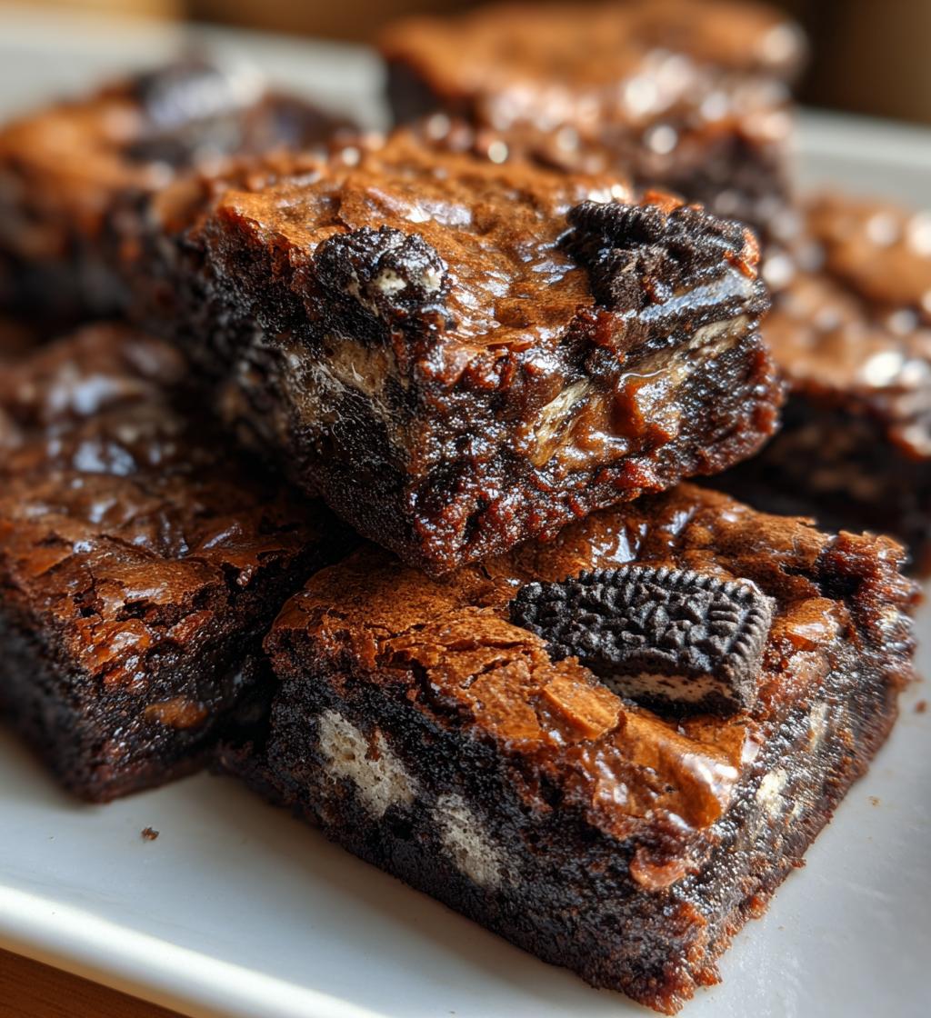 oreo brownie cookies - detail 1