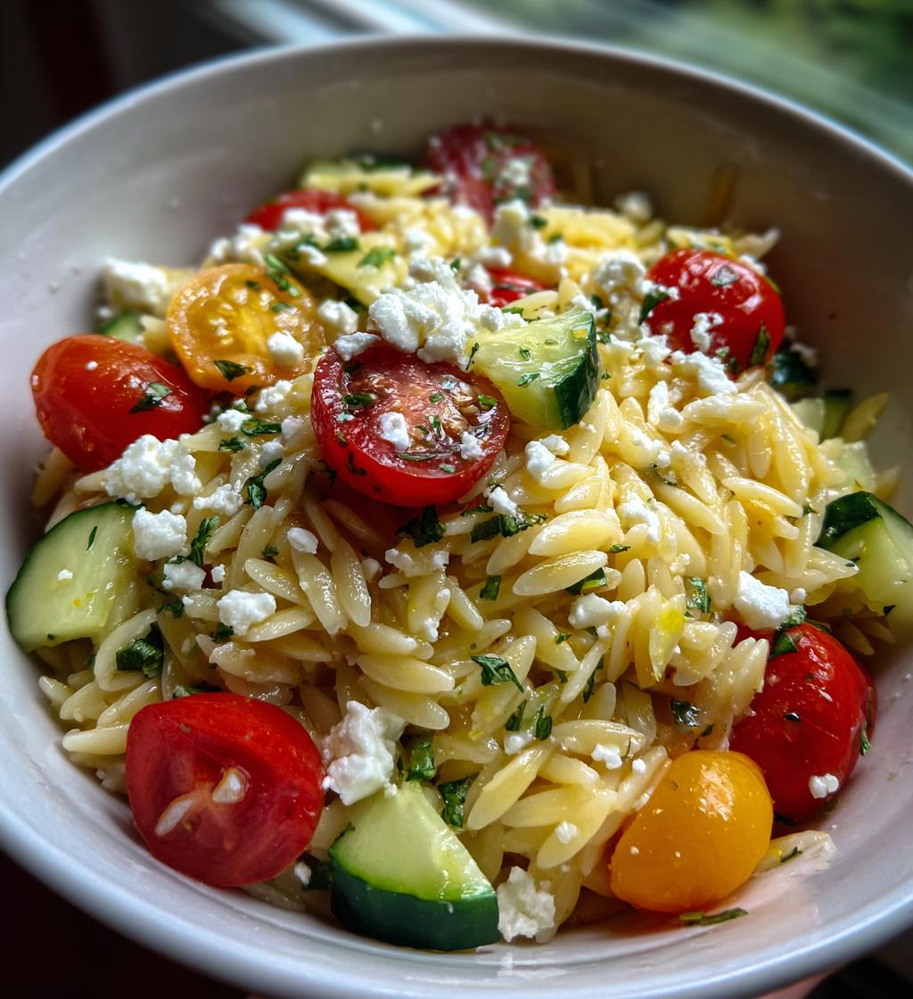 orzo pasta salad