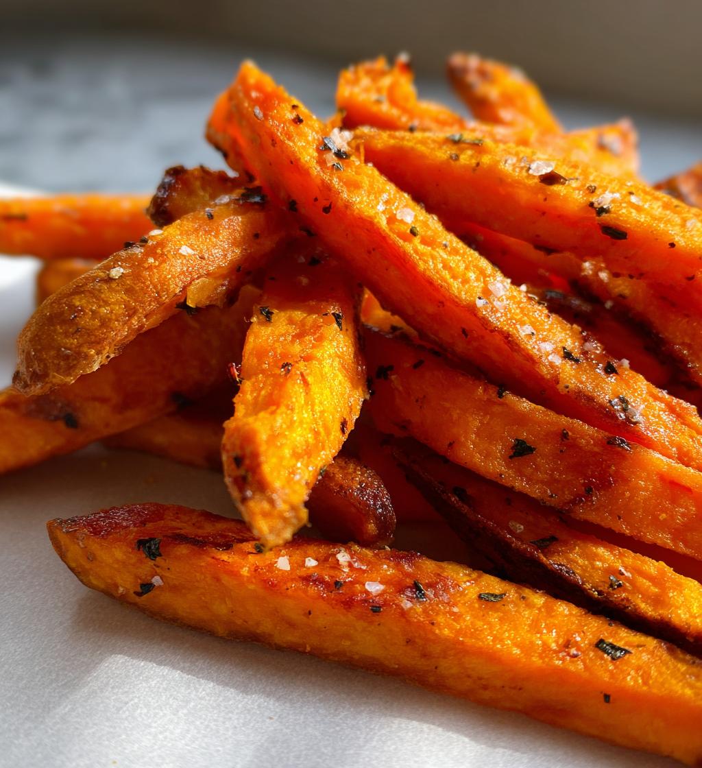 oven baked sweet potato fries - detail 1