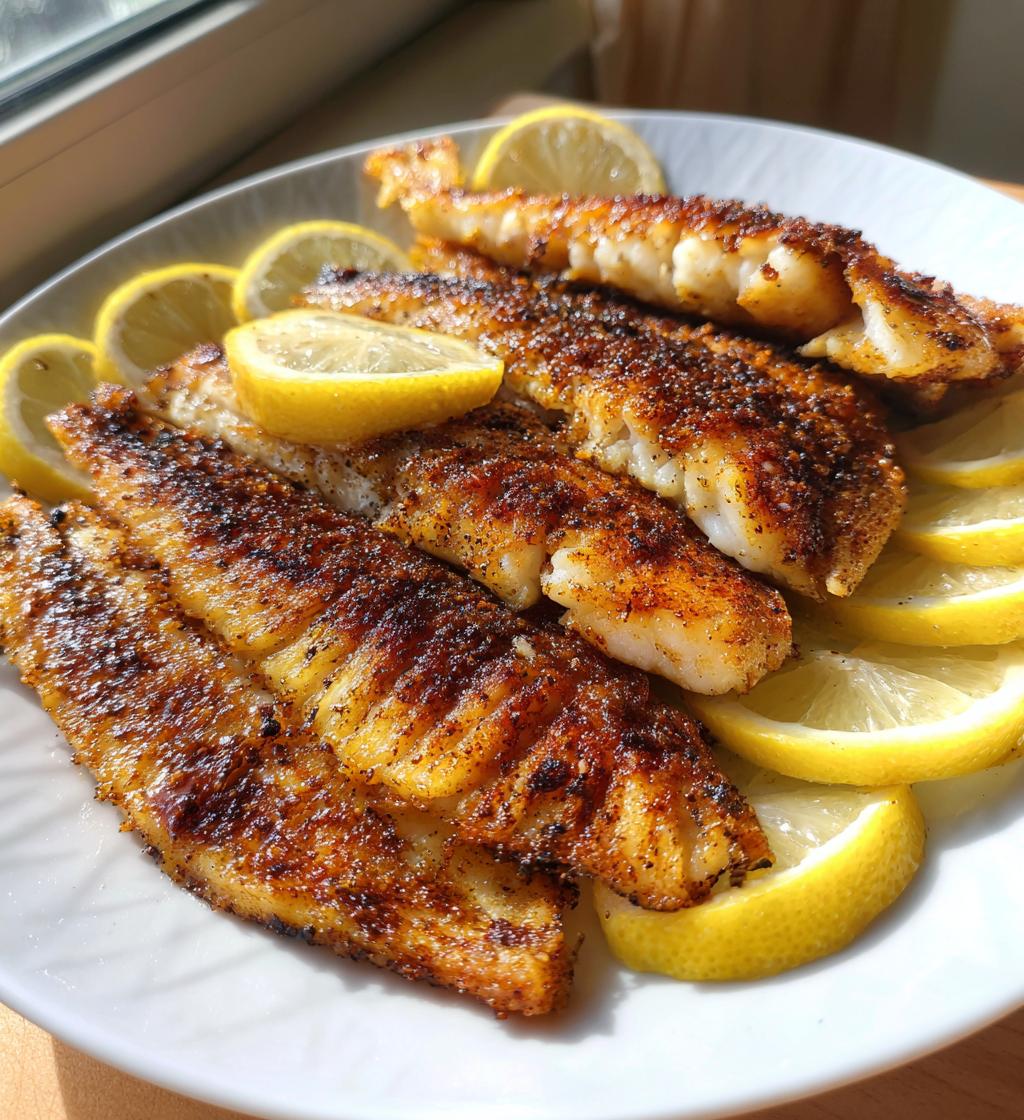 pan fried tilapia - detail 1