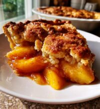 peach cobbler with canned peaches