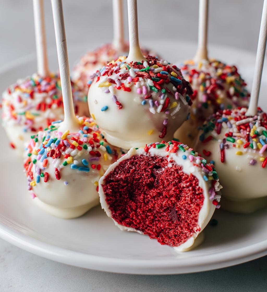perfect red velvet cake pops recipe