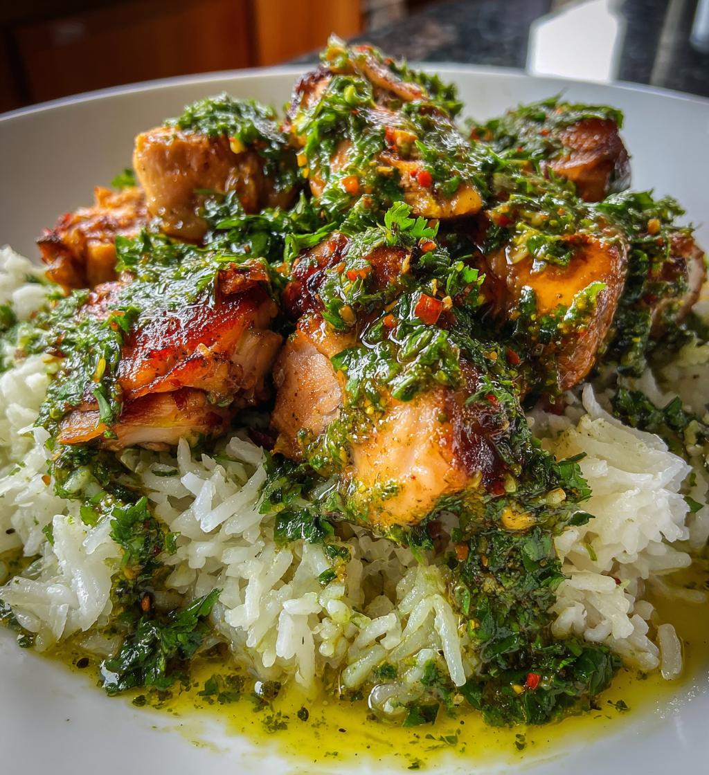 peruvian chicken rice green sauce - detail 1